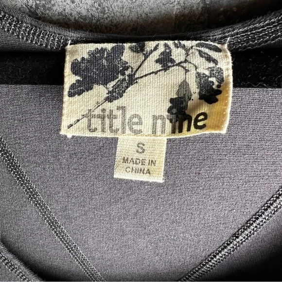 Title Nine Athletic Sporty Knit Stretch Racerback Dress size small - Picture 2 of 5